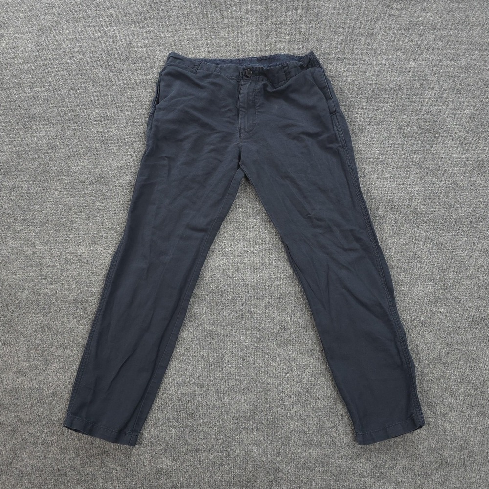 Armani Exchange Pants Mens 31x27 Blue Linen Cotton Slim Chino Casual Summer